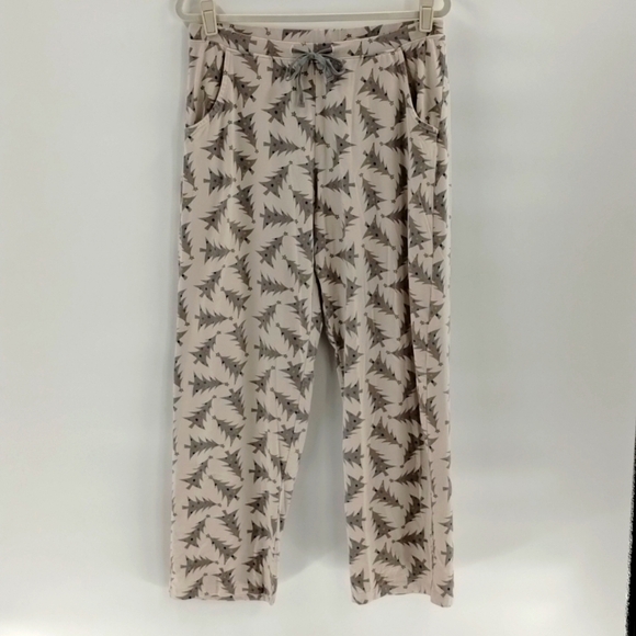 Pajamagram women's Her Comfy Knit PJ Bottoms medium Christmas Card - Picture 1 of 5